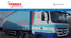 Desktop Screenshot of farrelltransport.co.uk